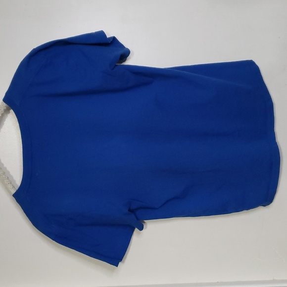 Blue Dtox V-neck Tee - Picture 2 of 4